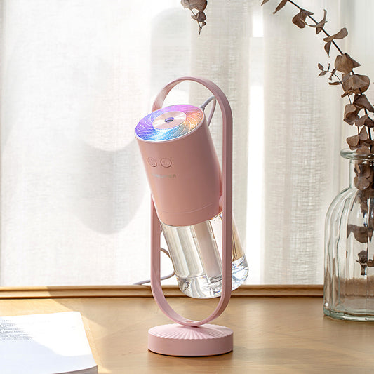 Magic Shadow USB Air Humidifier For Home With Night Lights Mini Office Air Purifier