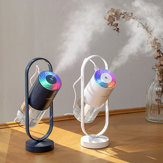 Magic Shadow USB Air Humidifier For Home With Night Lights Mini Office Air Purifier